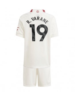 Manchester United Raphael Varane #19 Dječji Rezervni Dres kompleti 2023-24 Kratak Rukavima (+ kratke hlače)